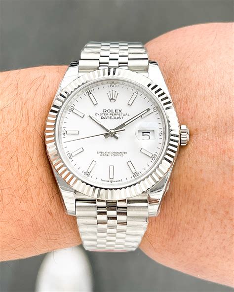 rolex datejust 41 silver jubilee|rolex datejust 41 fluted bezel.